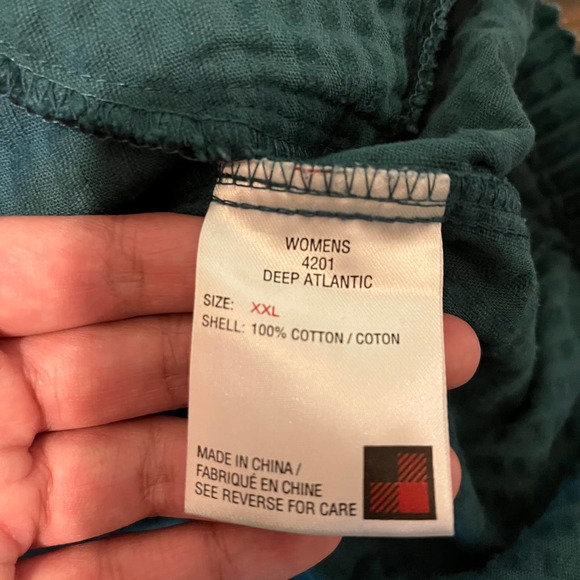 Woolrich Women's 2XL Ribbed Full Zip Sweater Vest Cotton Green Pockets Corduroy - Picture 6 of 9